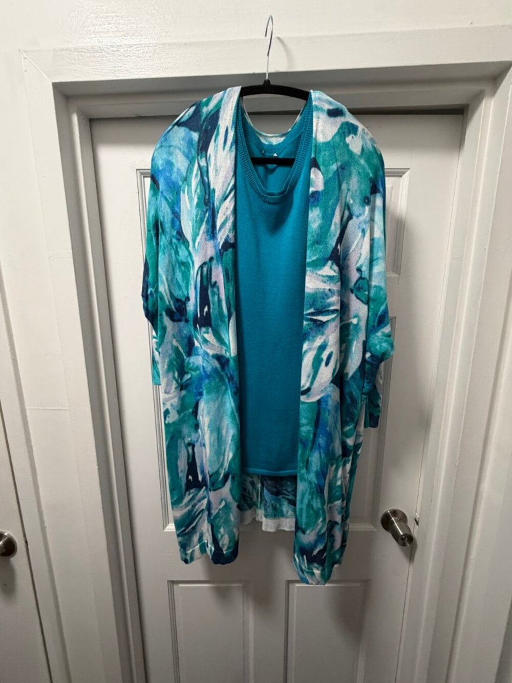 Chico's Duster & Tunic Cardigan Set